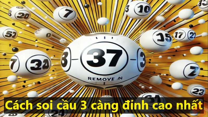 Cách soi cầu 3 càng đỉnh cao nhất