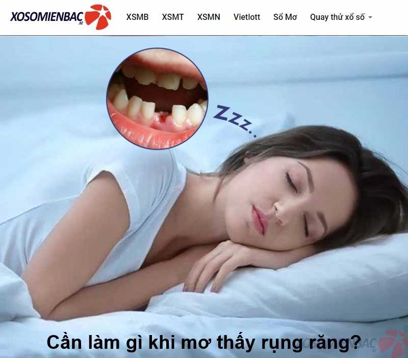 Cần làm gì khi mơ thấy rụng răng?