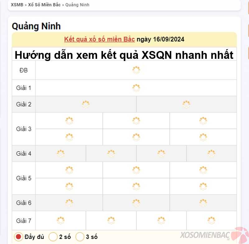 Hướng dẫn xem kết quả XSQN nhanh nhất