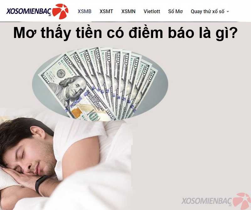 Mơ thấy tiền có điềm báo là gì?