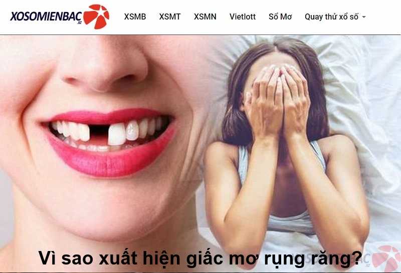 Vì sao xuất hiện giấc mơ rụng răng?