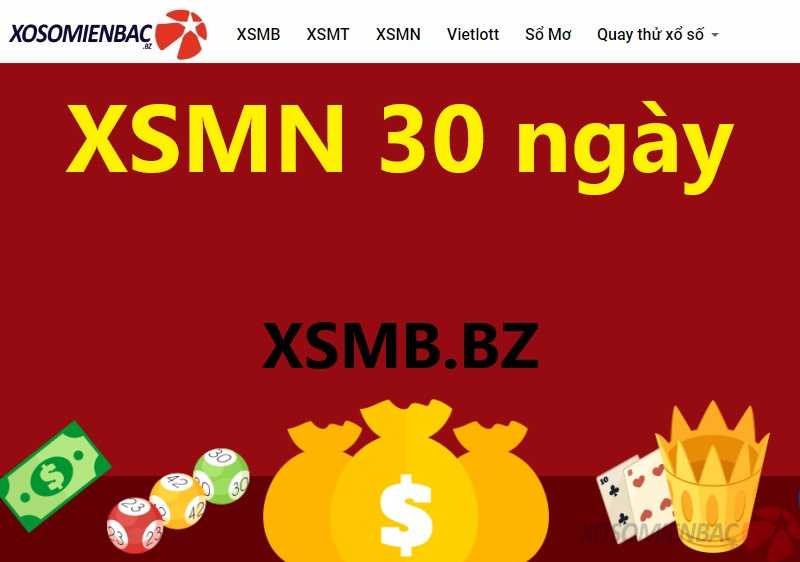 XSMN 30 ngày